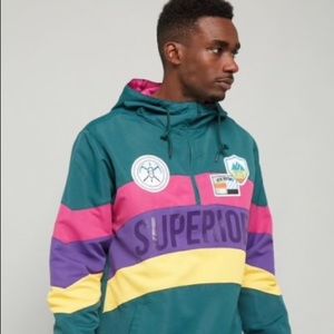 NWT Color Blocked Windbreak